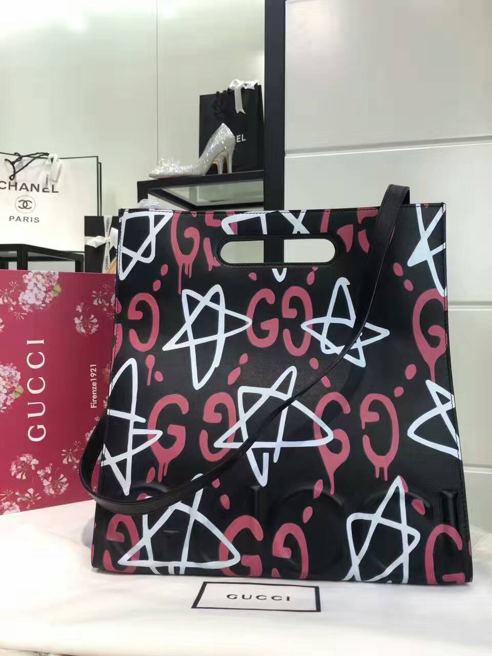 Tote Gucci XL de Piel-409378(4)