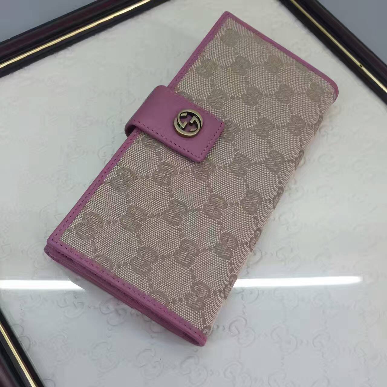 Gucci GG Signature wallet-337335(1)