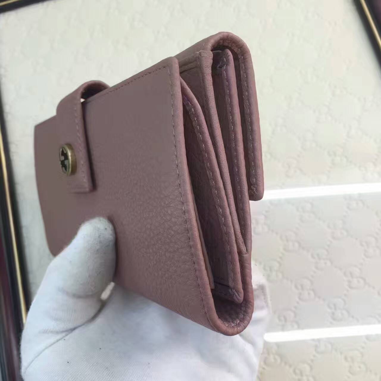 Gucci GG Calf Leather wallet-337335(2)