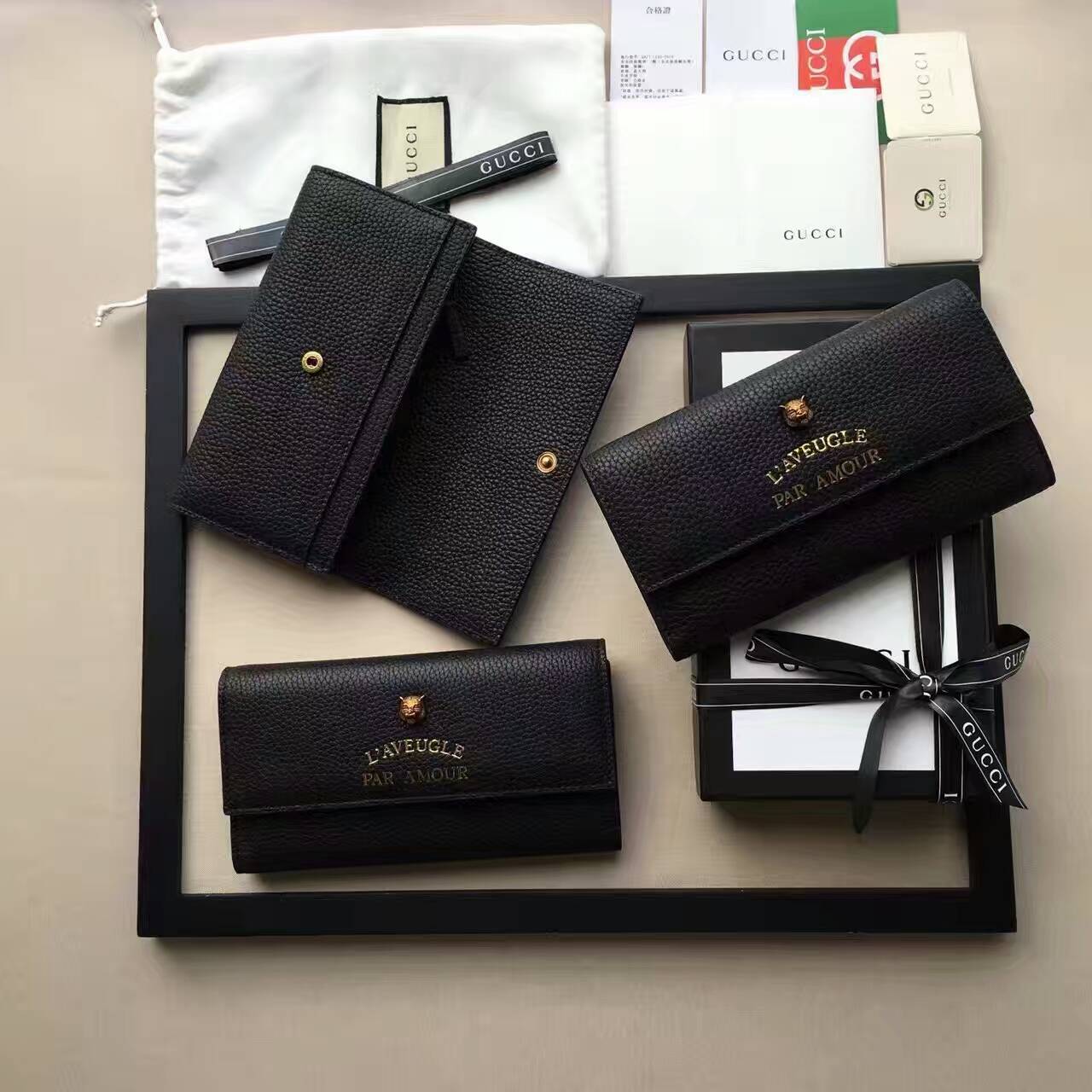 Gucci Leather continental wallet-453164-6