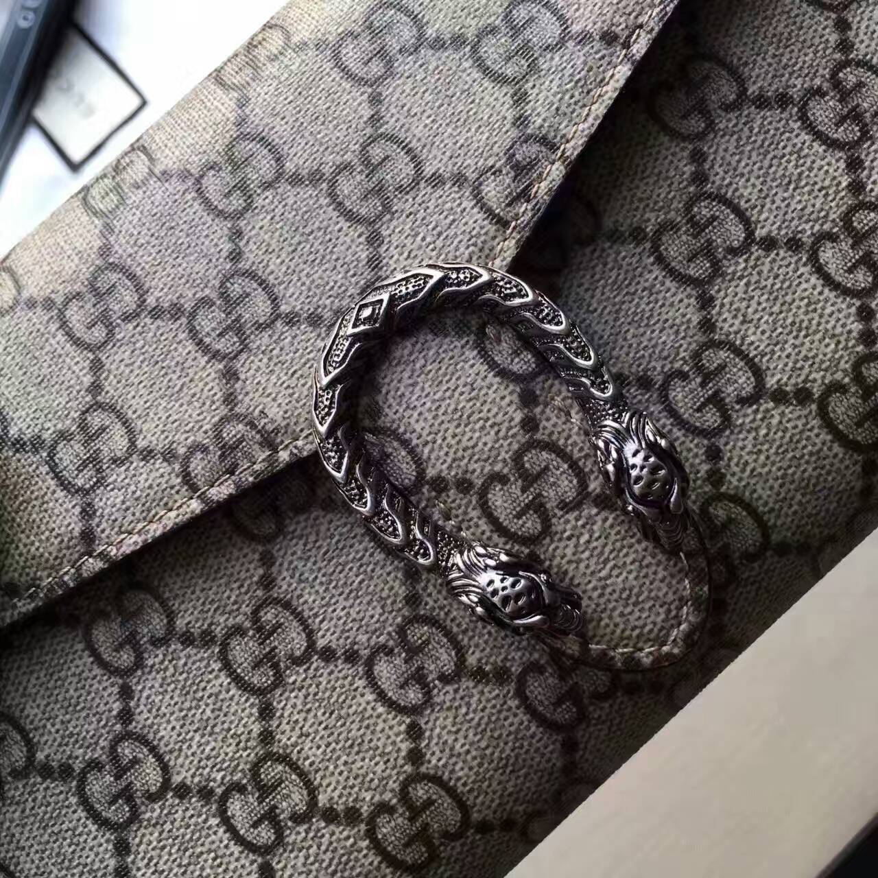 Gucci Dionysus GG Supreme chain wallet-401231-4