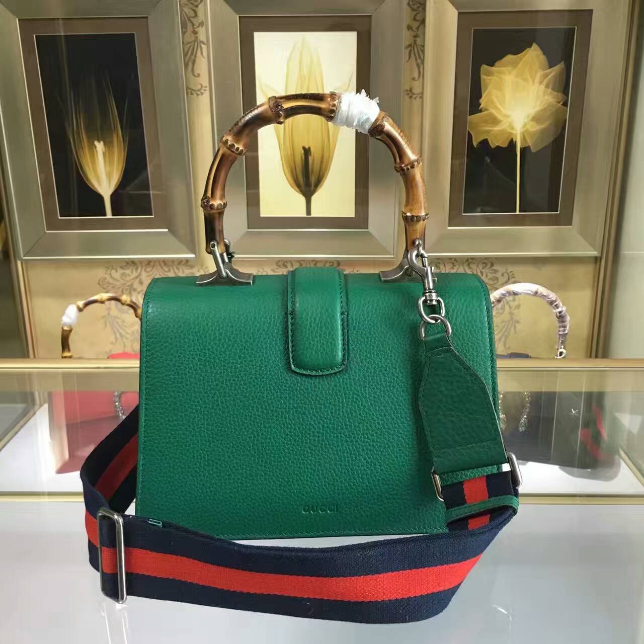 Gucci Dionysus leather top handle bag-448075-2