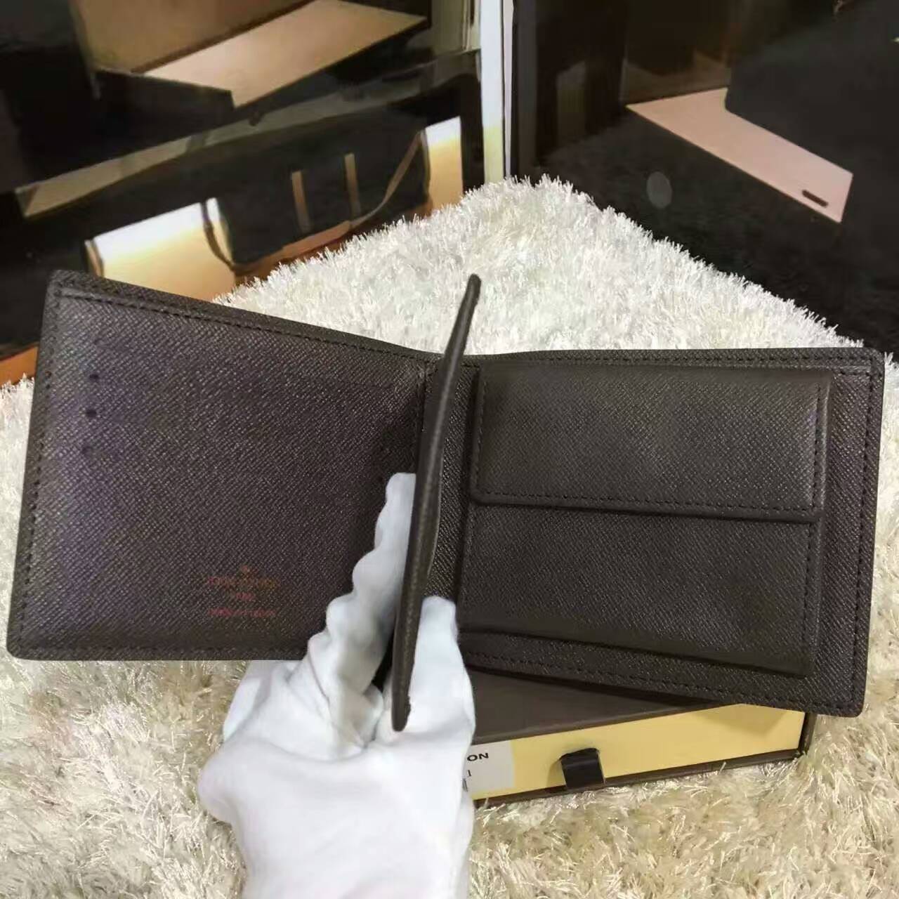 Louis vuitton Damier canvas florin wallet-N60011-txlv142(3)