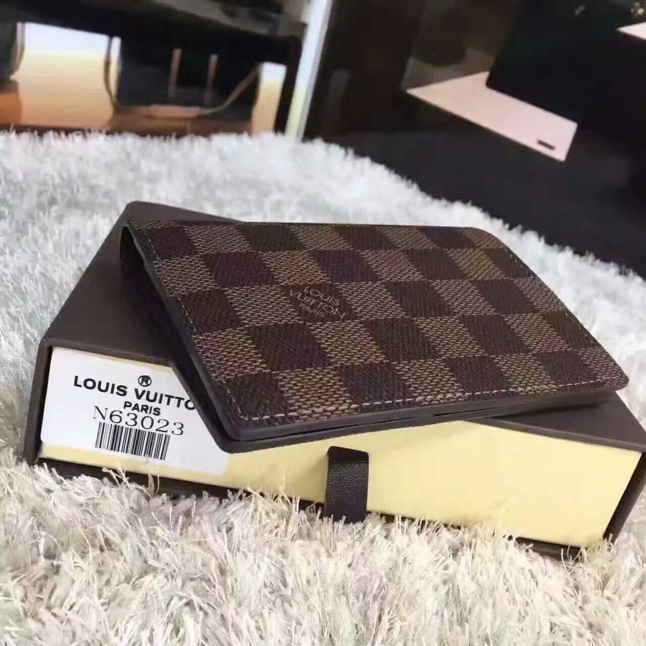 Louis vuitton damier ebene canvas james wallet-N63023-txlv140(1)