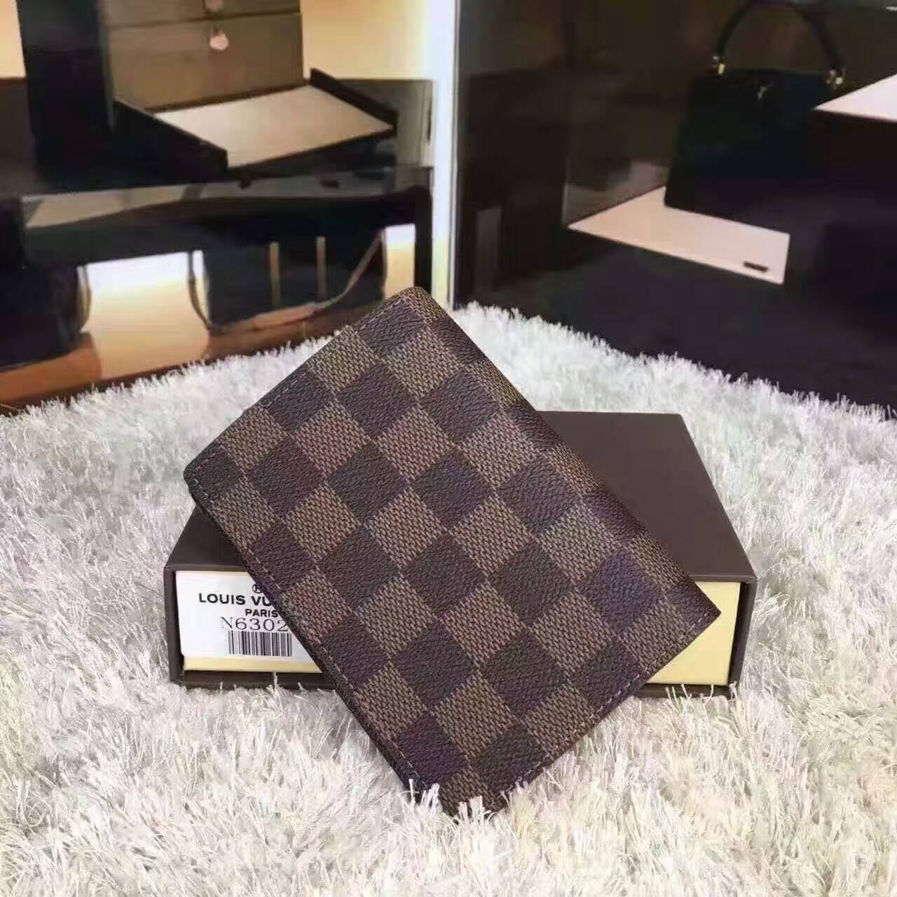 Louis vuitton damier ebene canvas james wallet-N63023-txlv140(2)