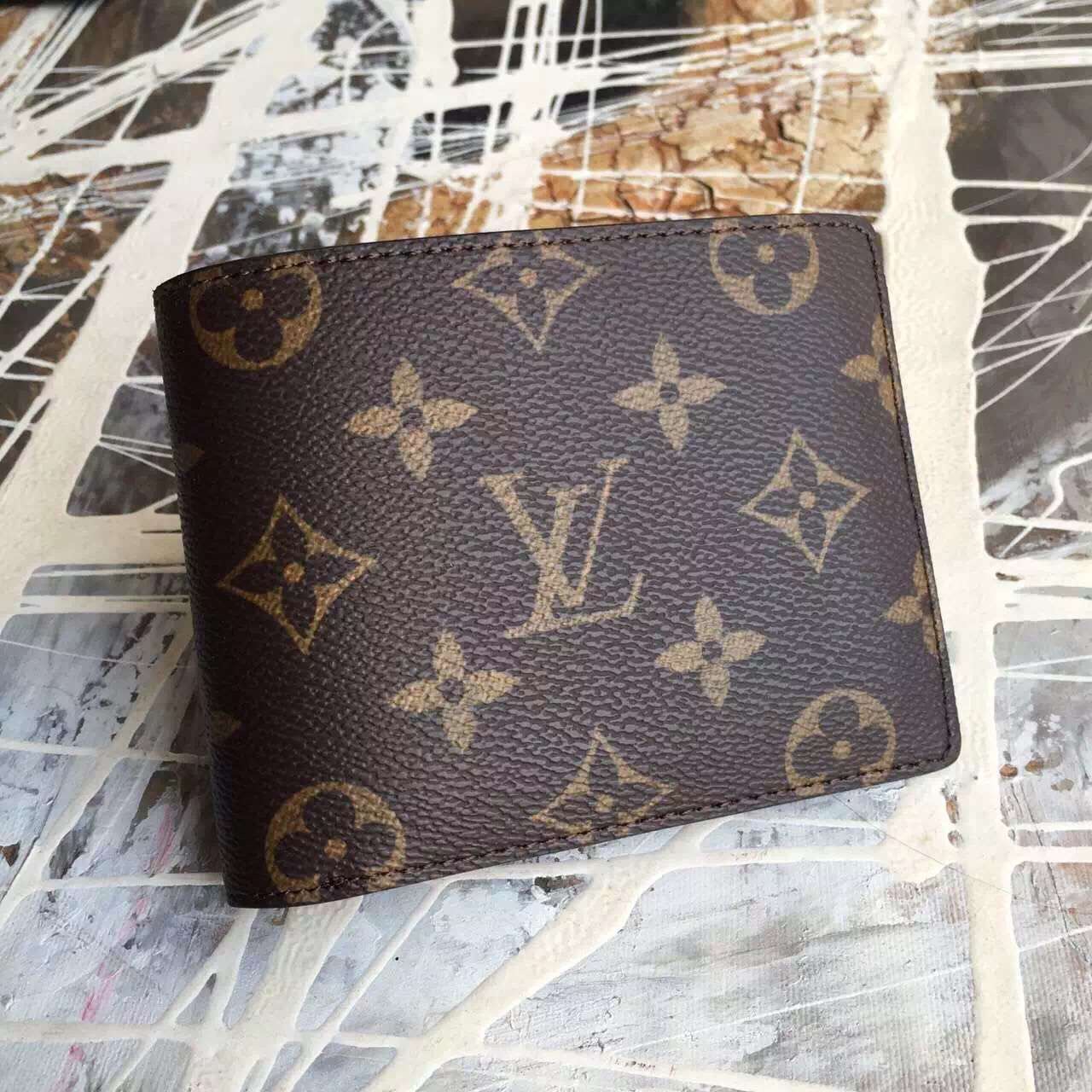 Louis vuitton monogram canvas Multiple Wallet-m60895-VNLV163