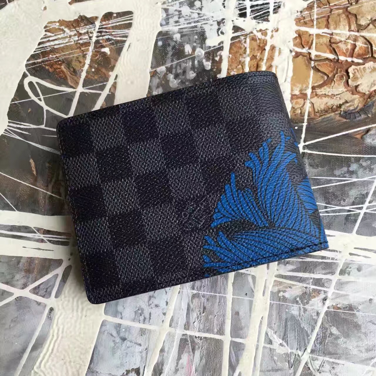 Louis vuitton Damier Graphite Slender wallet-N41679-txlv151(1)