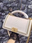 Túi Xách Chanel Boy Siêu Cấp ( Da Trăn ) - TXCN017