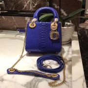 Bag Princess Diana Dior 17CM ( Da Trăn ) - TXDO001