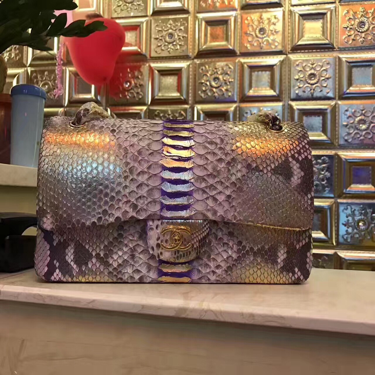 Túi Xách Chanel Classic 2.55 Siêu Cấp ( Da Rắn ) - TXCN024