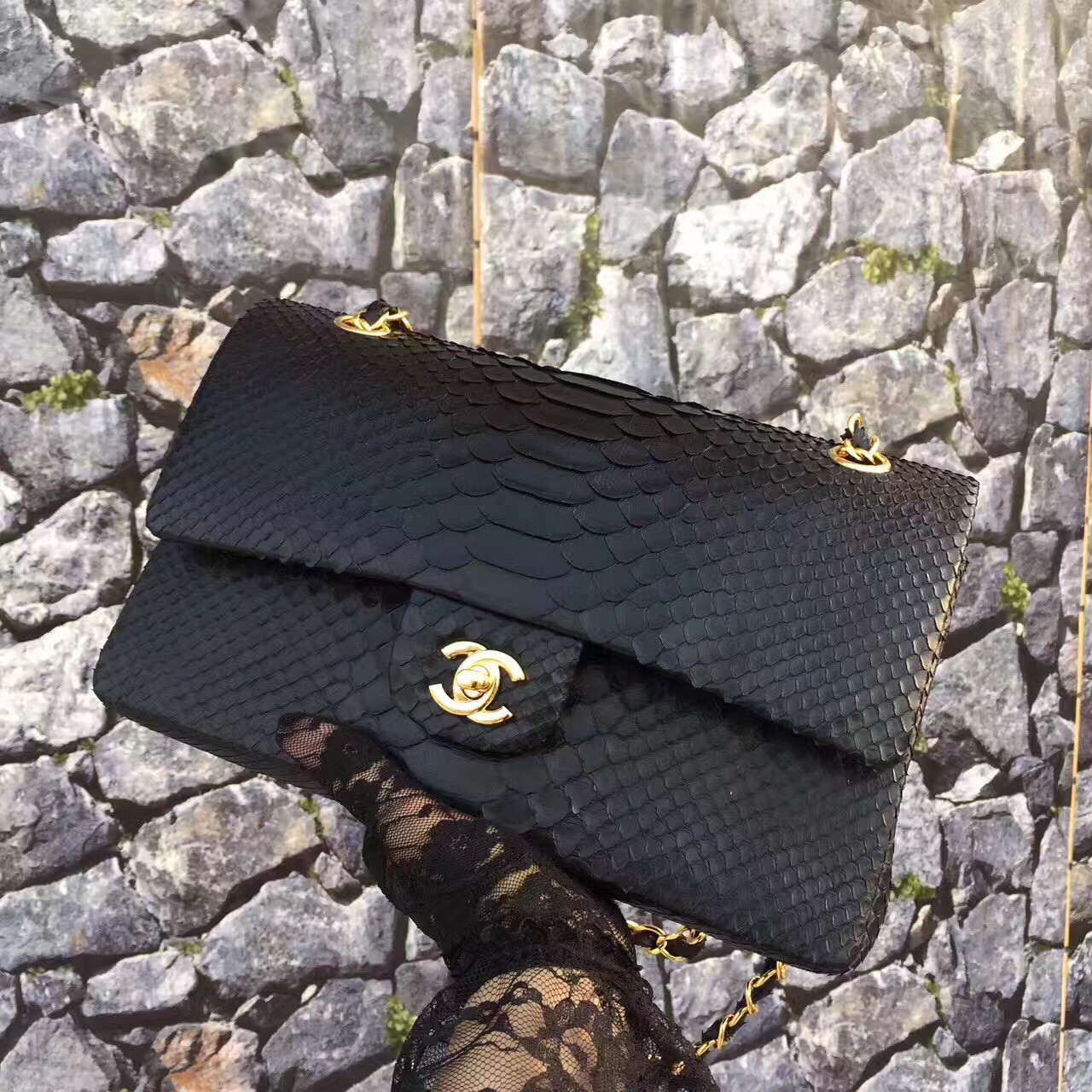 Túi Xách Chanel Classic 2.55 Siêu Cấp ( Da Rắn ) - TXCN033