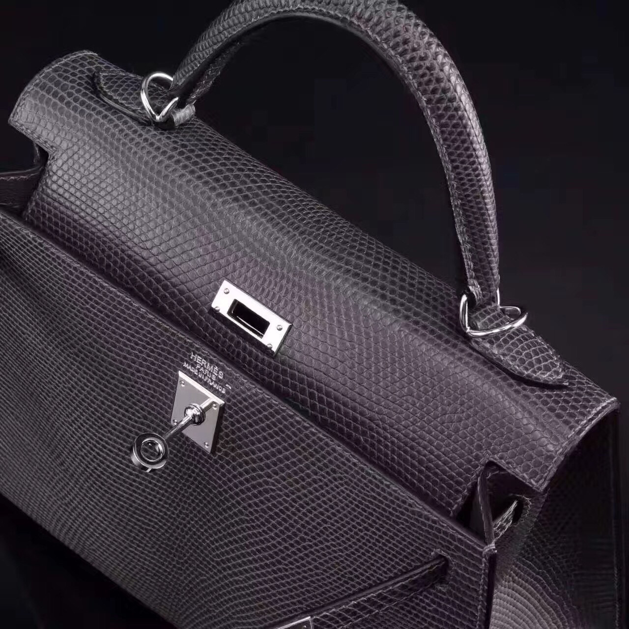 Túi Xách Hermes Kelly Siêu Cấp Da Kỳ Đà - TXHM027 Túi Xách Hermes Kelly Siêu Cấp Da Kỳ Đà - TXHM027