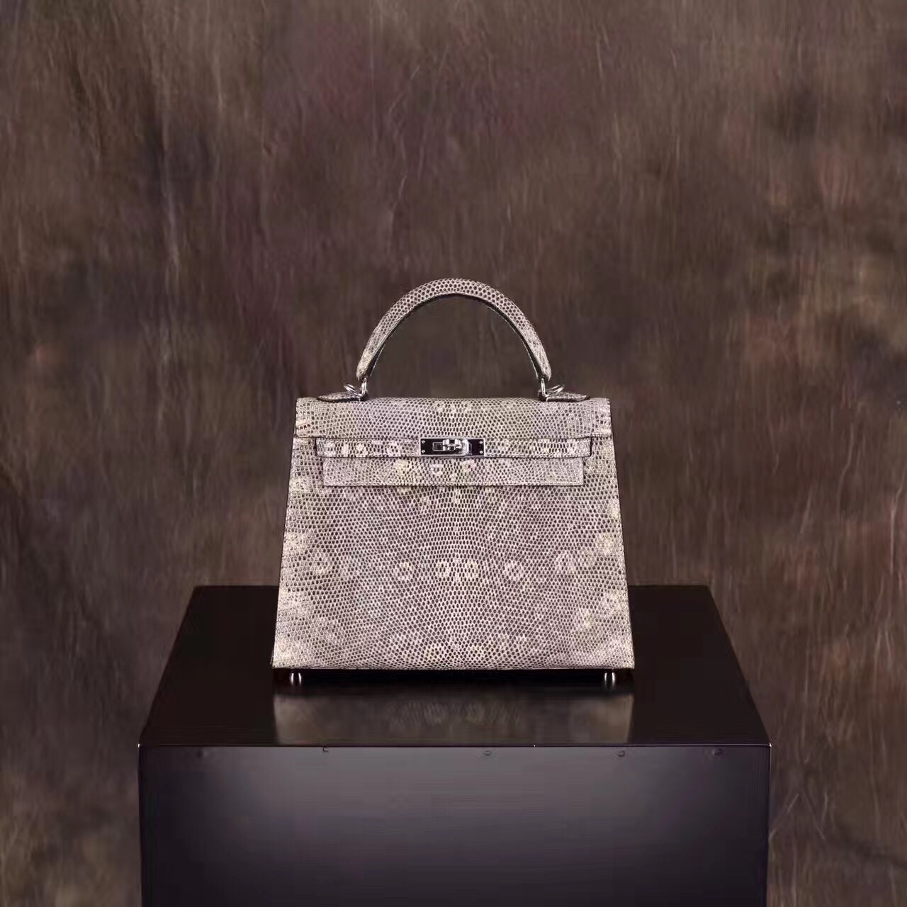 Túi Xách Hermes Kelly Siêu Cấp Da Kỳ Đà - TXHM028