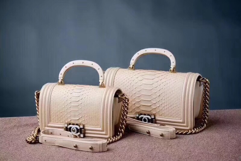 Túi xách Chanel Boy Da Trăn siêu cấp - TXCN081