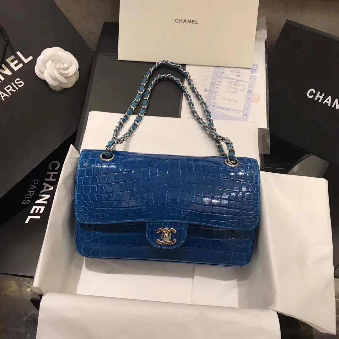 Túi xách Chanel Classic da cá sấu siêu cấp - TXCN162