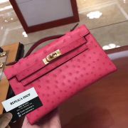 Túi xách Hermes Kelly siêu cấp da đà điểu - TXHM048
