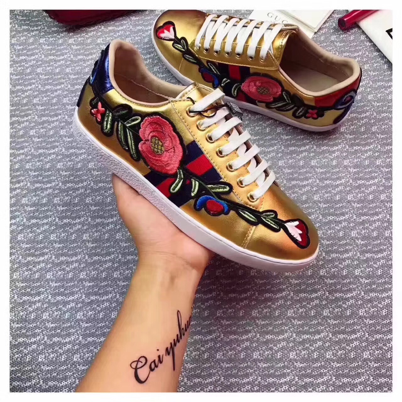 Giày nữ Gucci siêu cấp - GNGC005