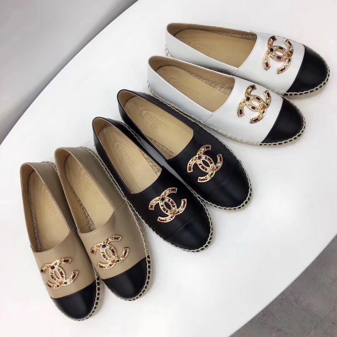 Giày Chanel đế cói siêu cấp - GNCN032