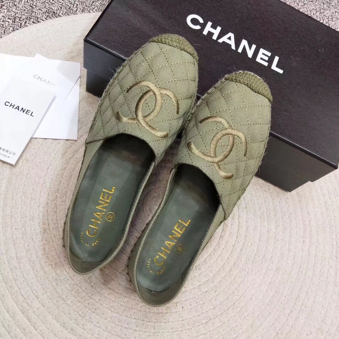 Giày Nữ Chanel đế cói siêu cấp - GNCN042