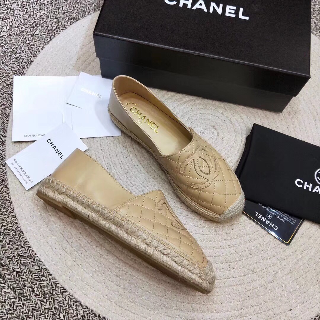 Giày Nữ Chanel đế cói siêu cấp - GNCN046