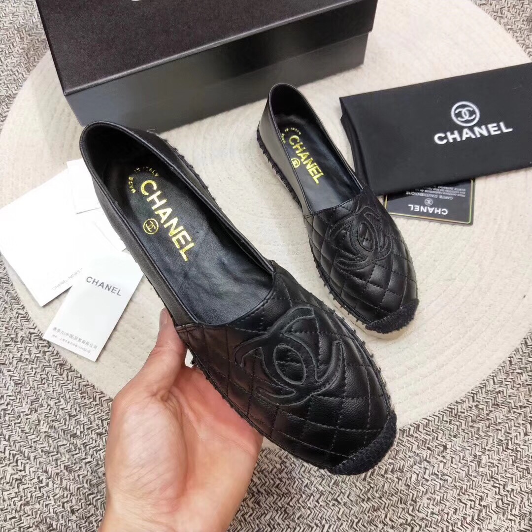 Giày Nữ Chanel đế cói siêu cấp - GNCN047
