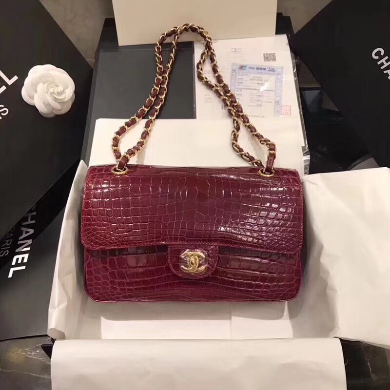 Túi xách Chanel Classic cá sấu VIP - TXCN220