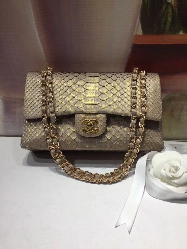 Túi xách Chanel Classic da trăn siêu cấp VIP - TXCN272