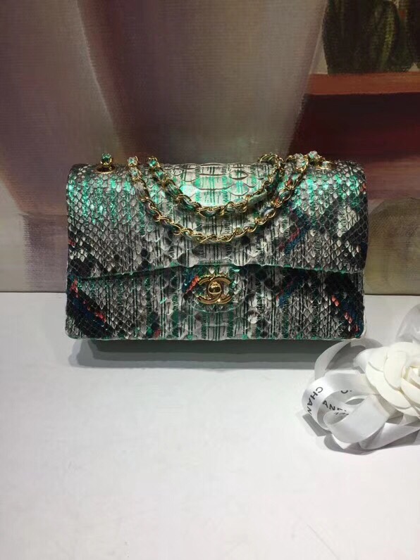Túi xách Chanel Classic da trăn siêu cấp VIP - TXCN274