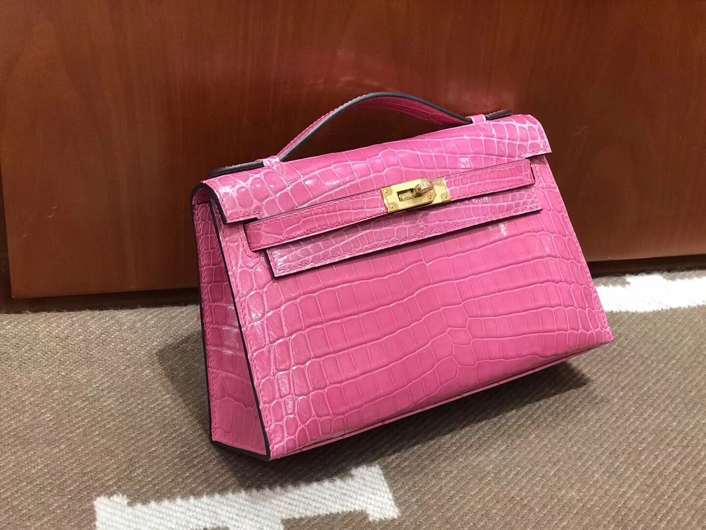 Túi xách Hermes Kelly da cá sấu siêu cấp VIP - TXHM078