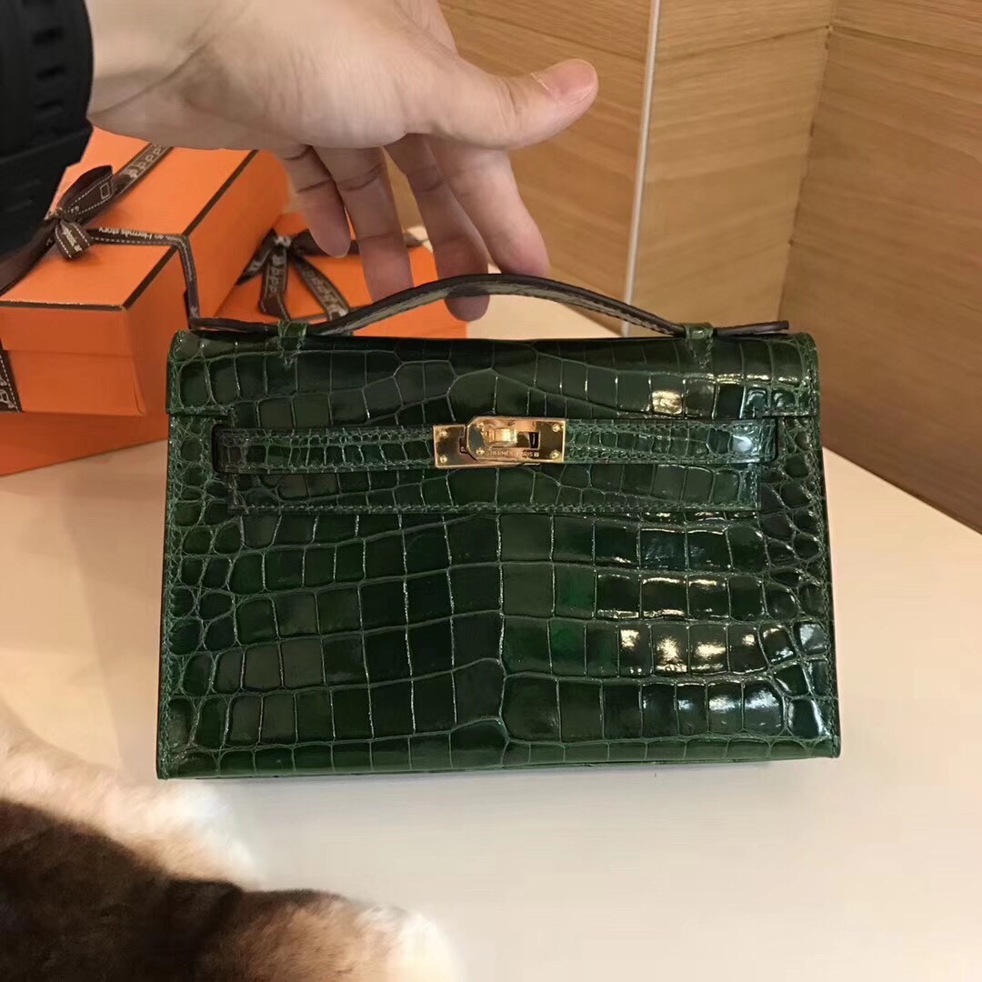 Túi xách Hermes Kelly da cá sấu siêu cấp VIP - TXHM081