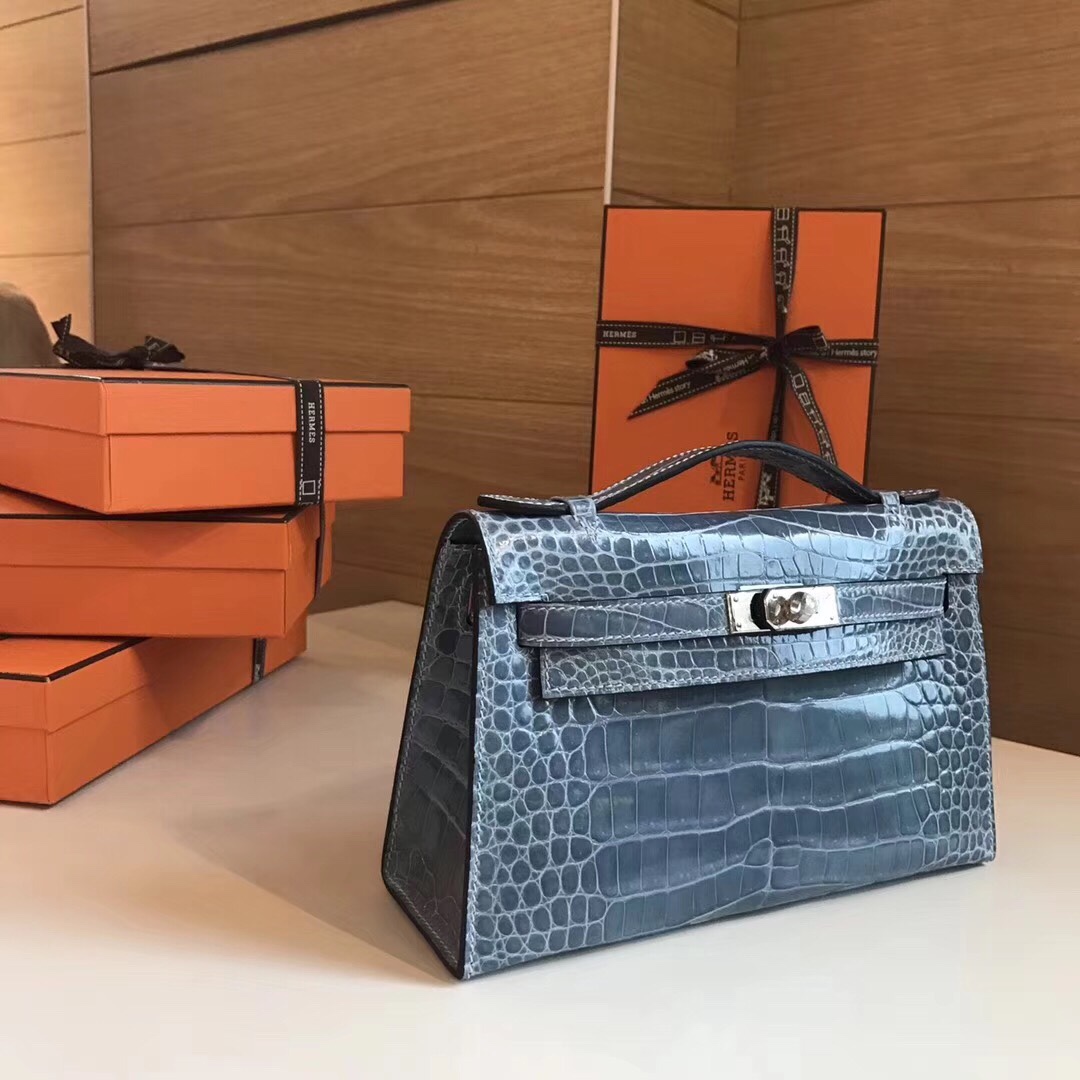 Túi xách Hermes Kelly da cá sấu siêu cấp VIP - TXHM082