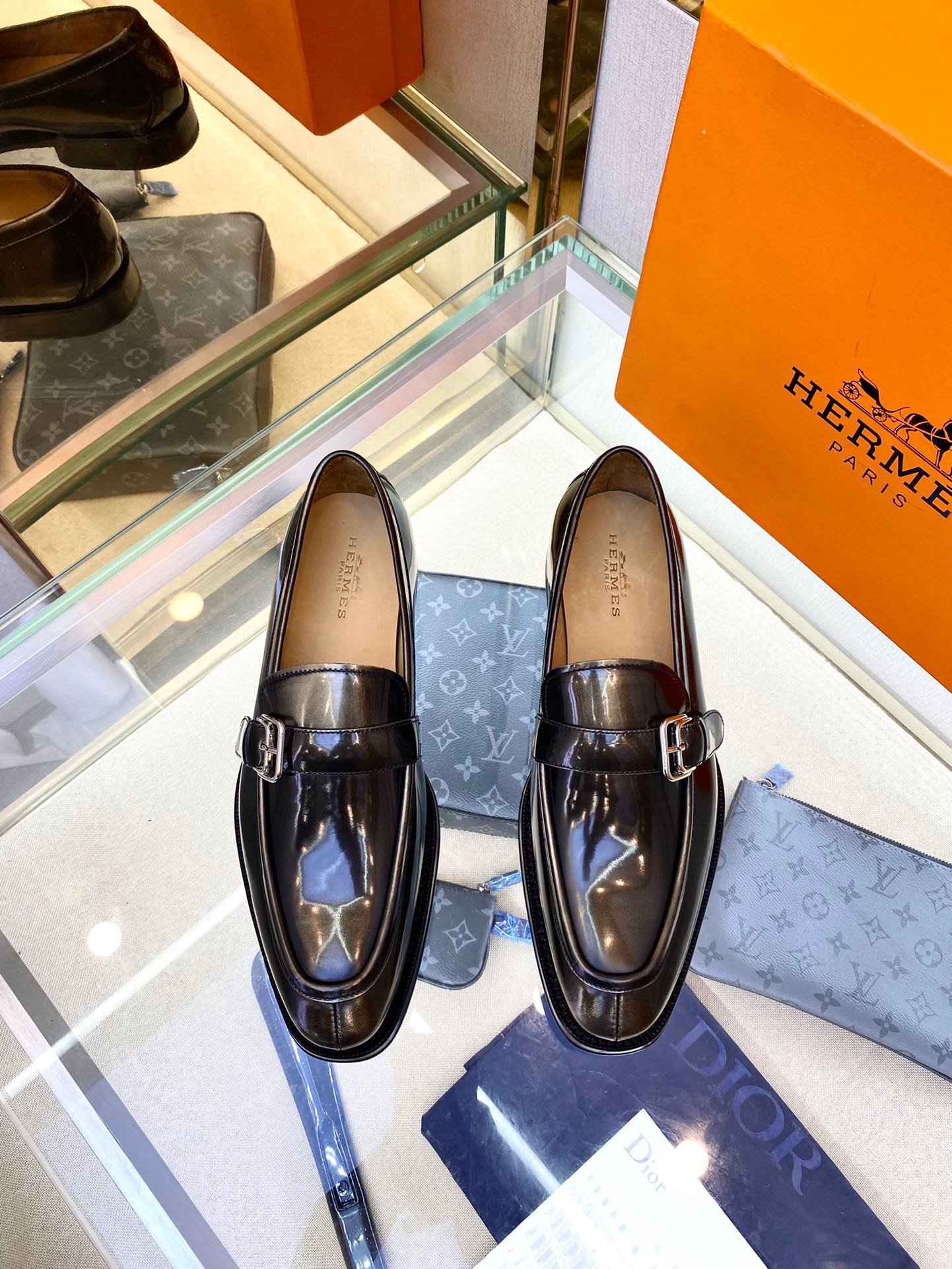 Giày nam Hermes Siêu Cấp RLCHM1221