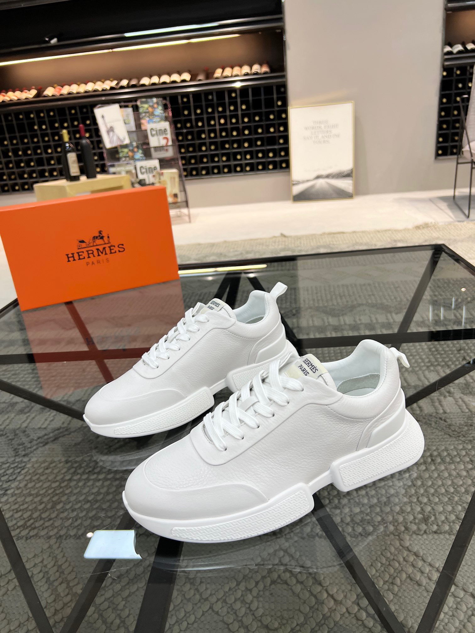 Giày nam Hermes Siêu Cấp RLCHM1616