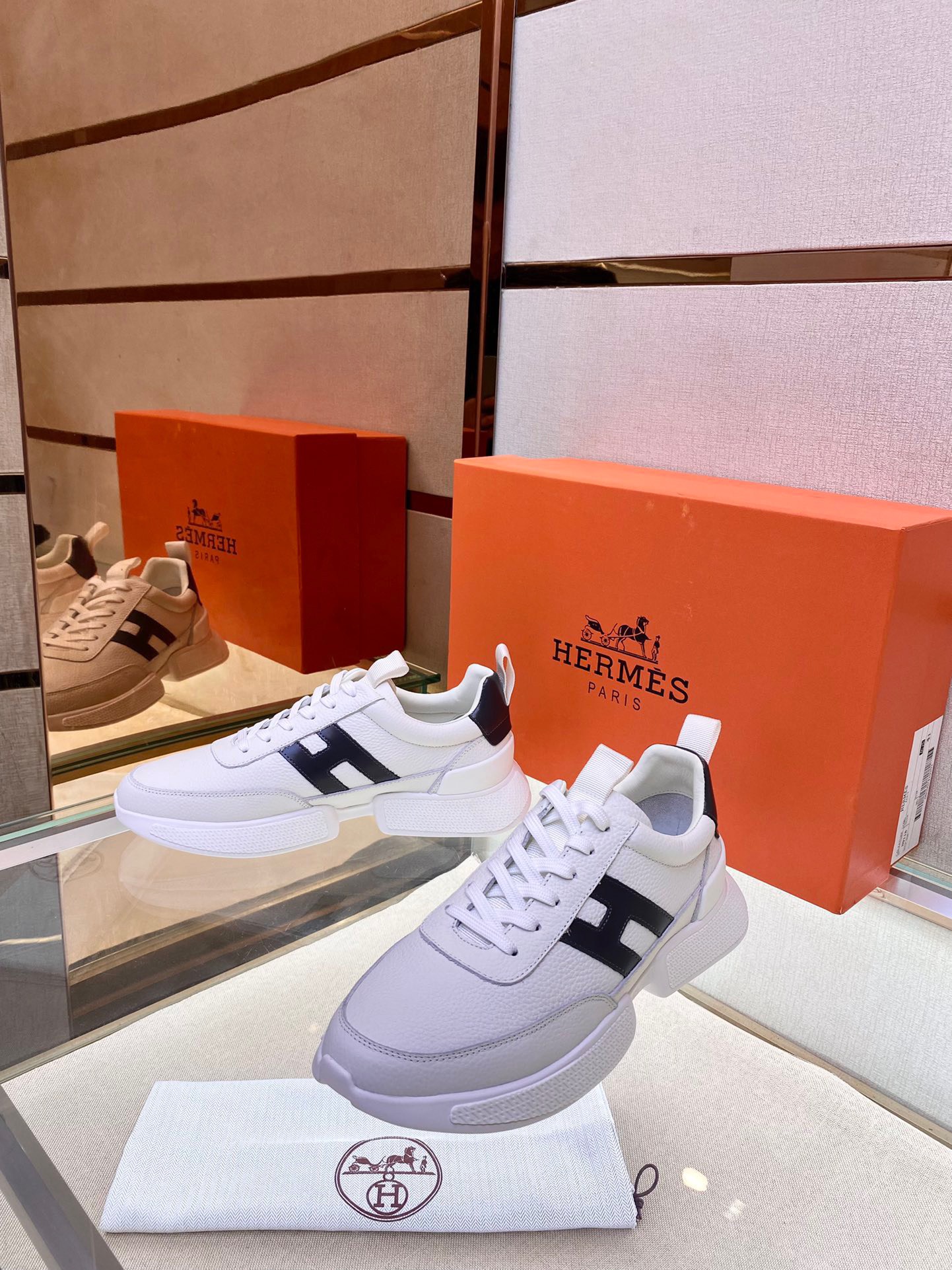 Giày nam Hermes Siêu Cấp RLCHM1830