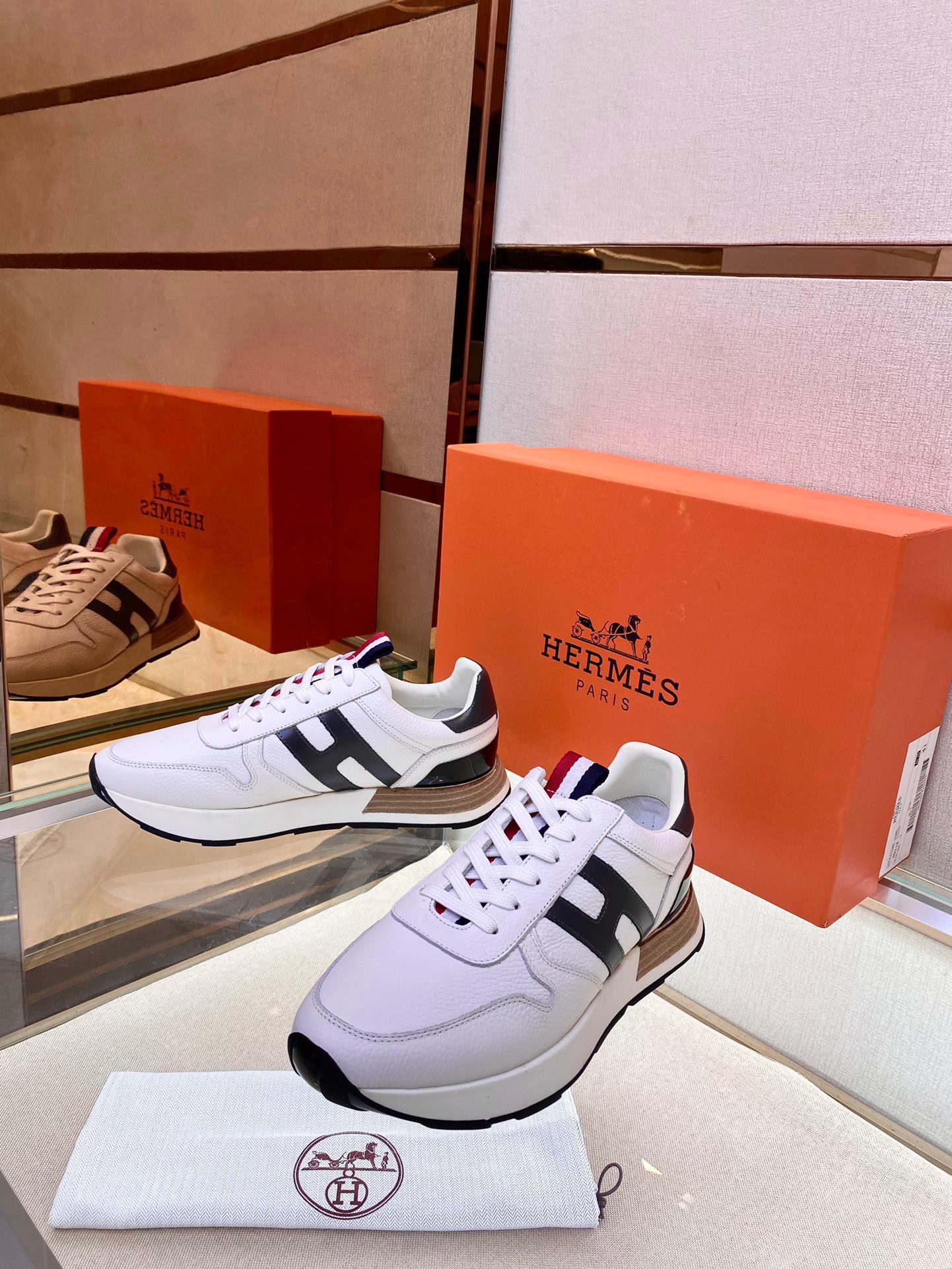 Giày nam Hermes Siêu Cấp RLCHM1834
