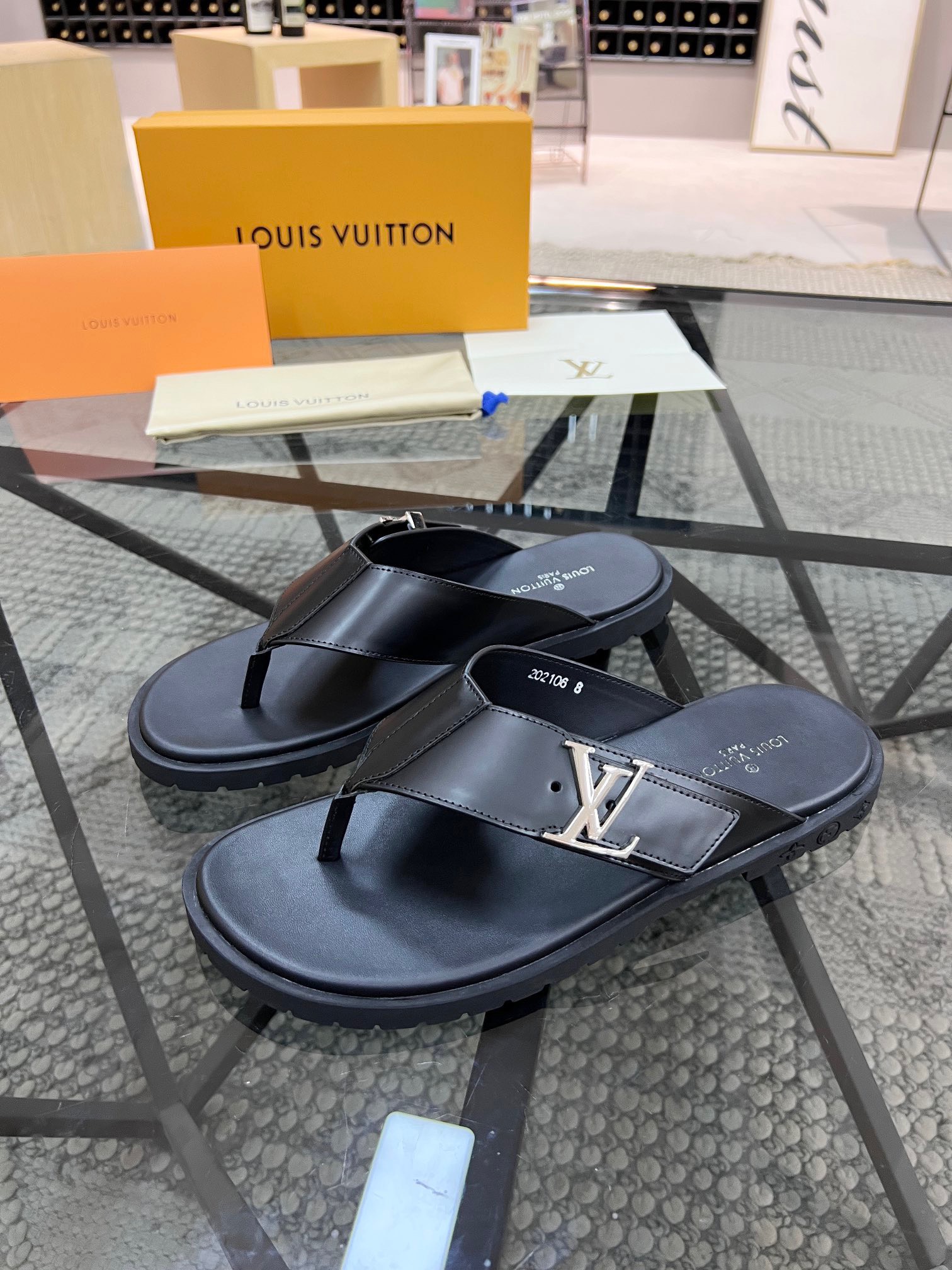 Dép nam Louis Vuitton Siêu Cấp RLCLV1922