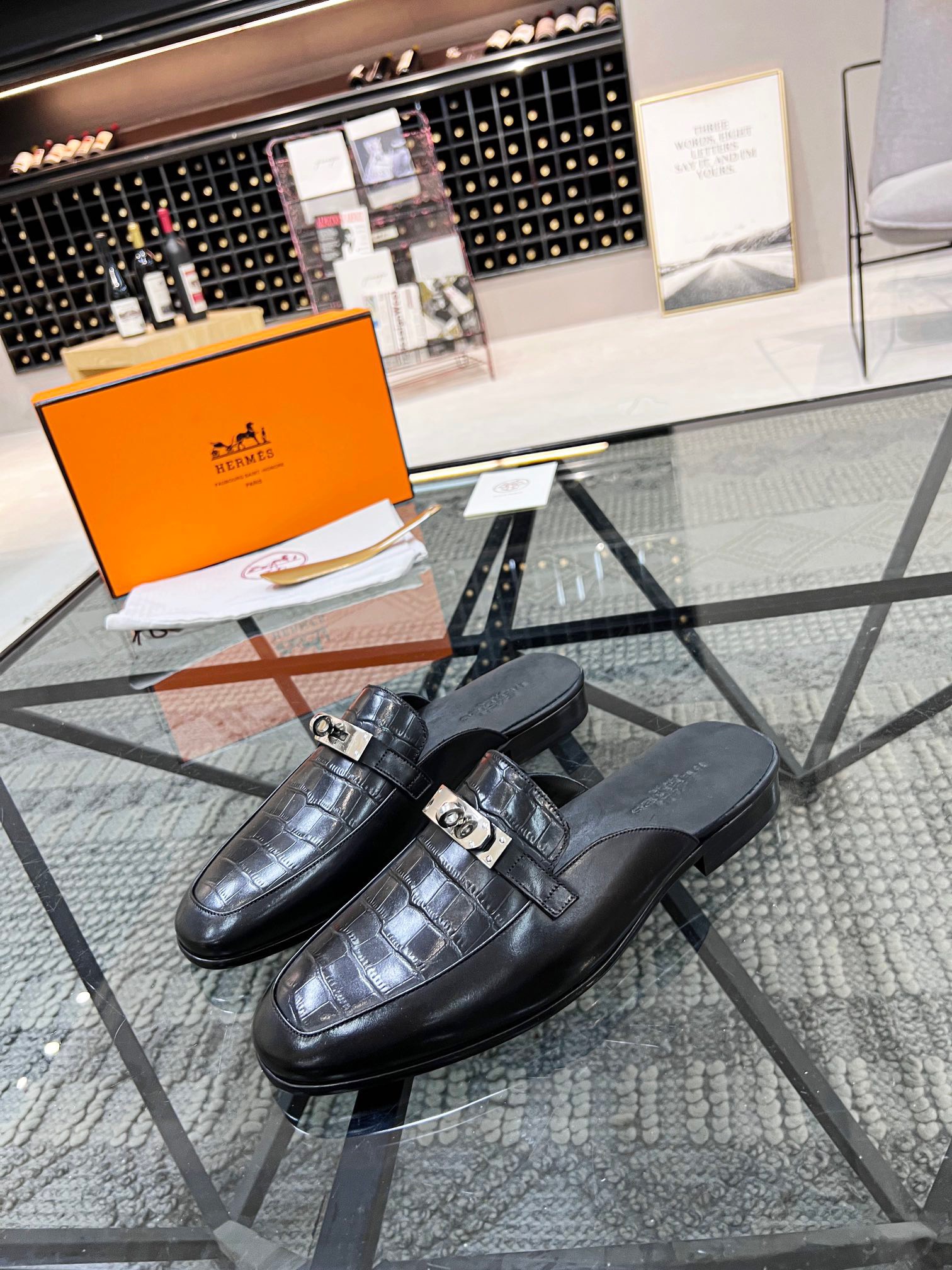 Giày nam Hermes Siêu Cấp RLCHM2248