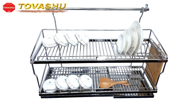 kệ chén inox nhà bếp - kệ chén inox cao cấp