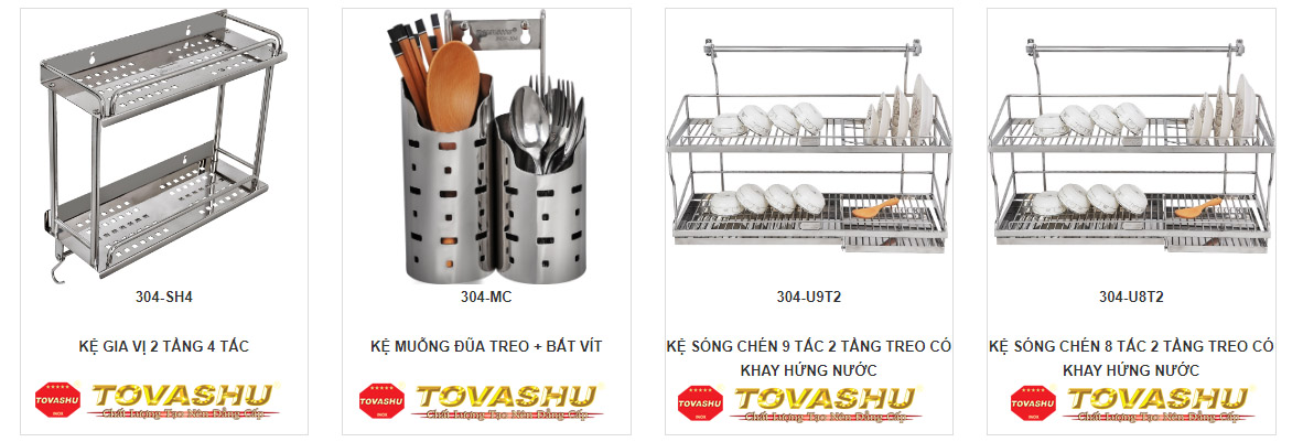 phụ kiện inox nhà bếp cao cấp