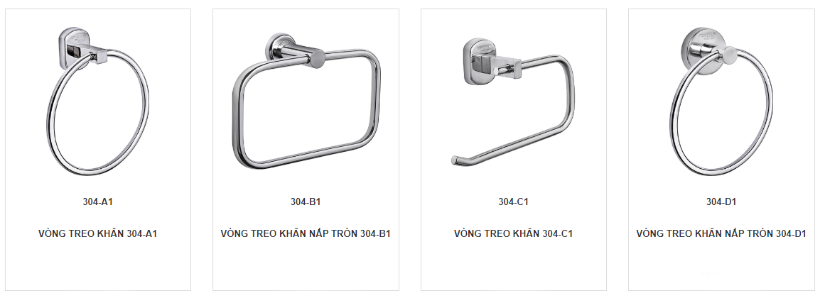 vòng treo khăn inox - inox tovashu