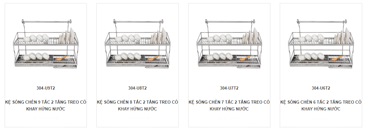 kệ chén inox 304 cao cấp - Inox Tovashu
