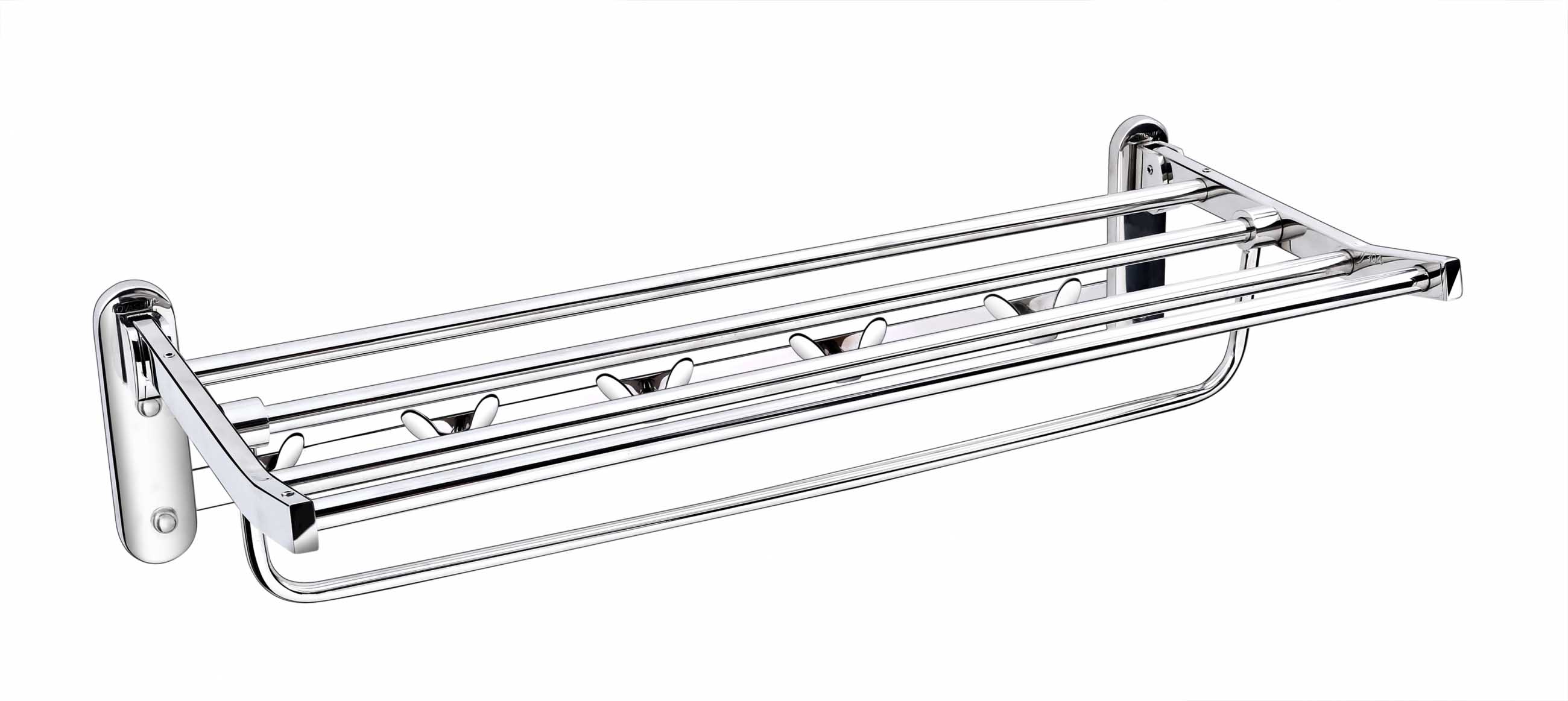 Máng Khăn Bồn Xếp + 5 Móc