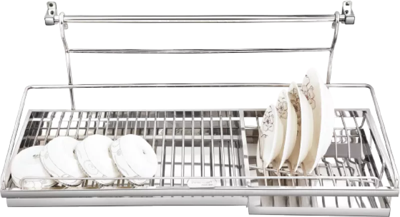 Kệ sóng chén 7 tấc 1 tầng treo có khay hứng nước