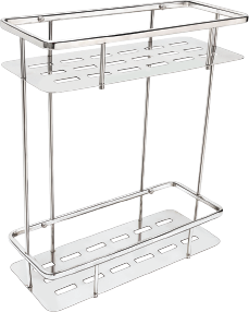 Kệ inox tấm dài đôi TD2