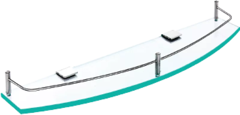 Kệ kiếng bầu 1 thanh pass vuông