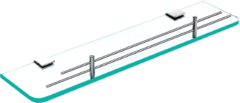 Kệ kiếng 2 rào trước pass vuông