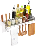 Kệ gia vị 1 tầng 5 tấc inox 304-TH