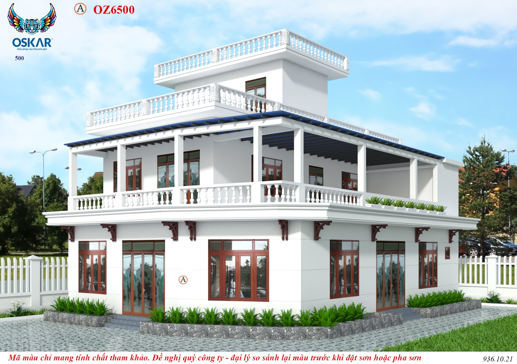 PHỐI MÀU CÔNG TRÌNH