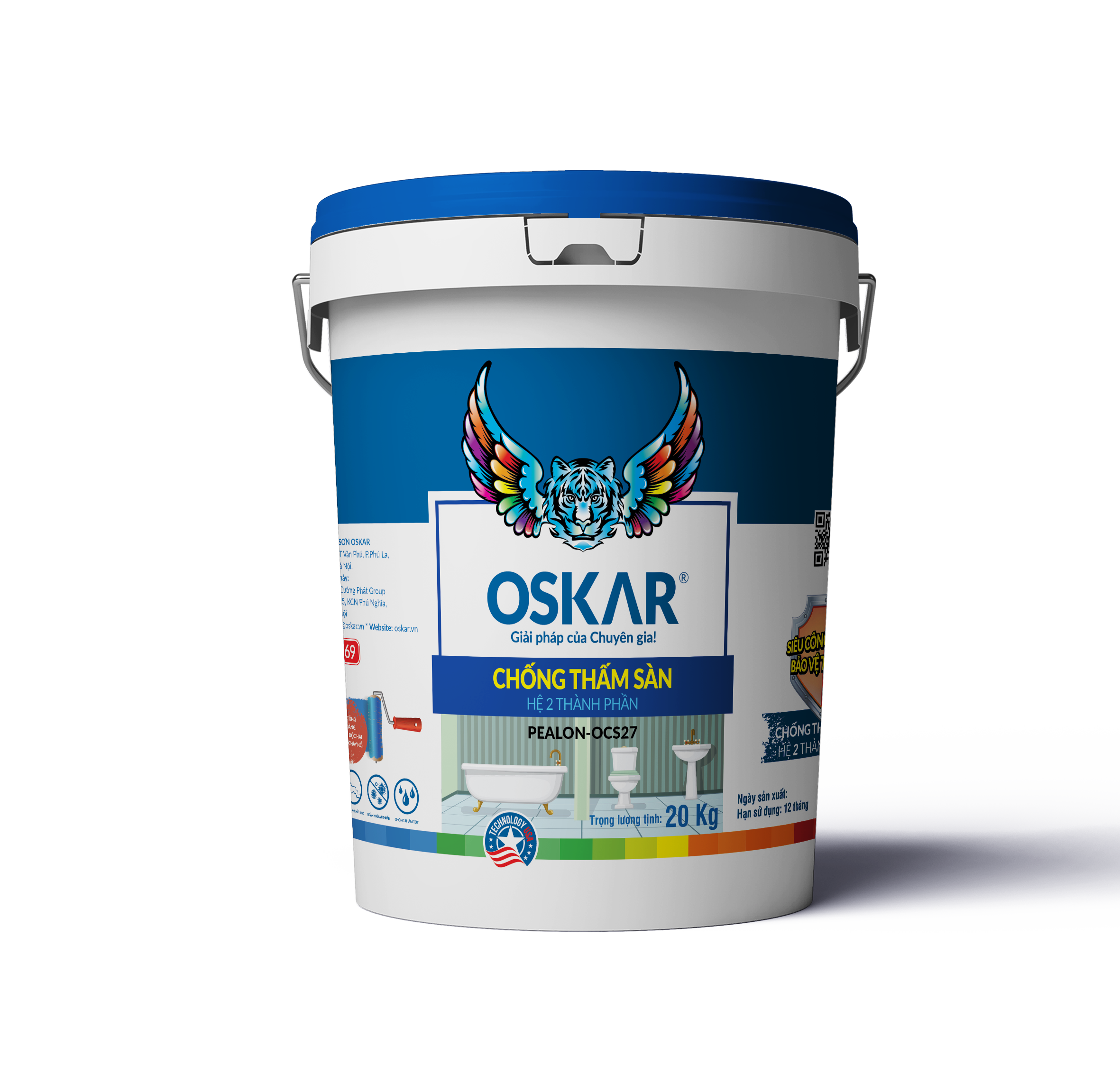 SƠN CHỐNG THẤM SÀN HỆ 2 THÀNH PHẦN