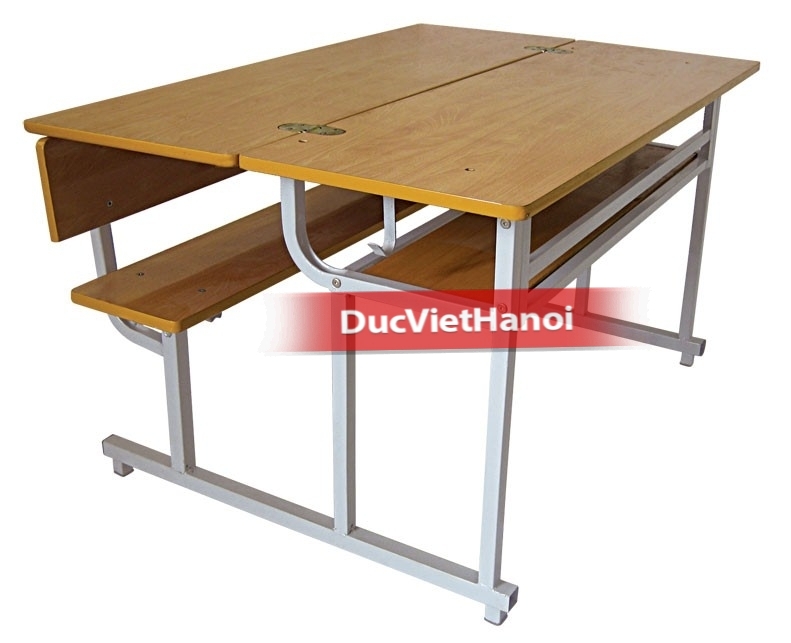 Bàn học sinh bán trú liền ghế có tựa cao 650 - G5SF3T